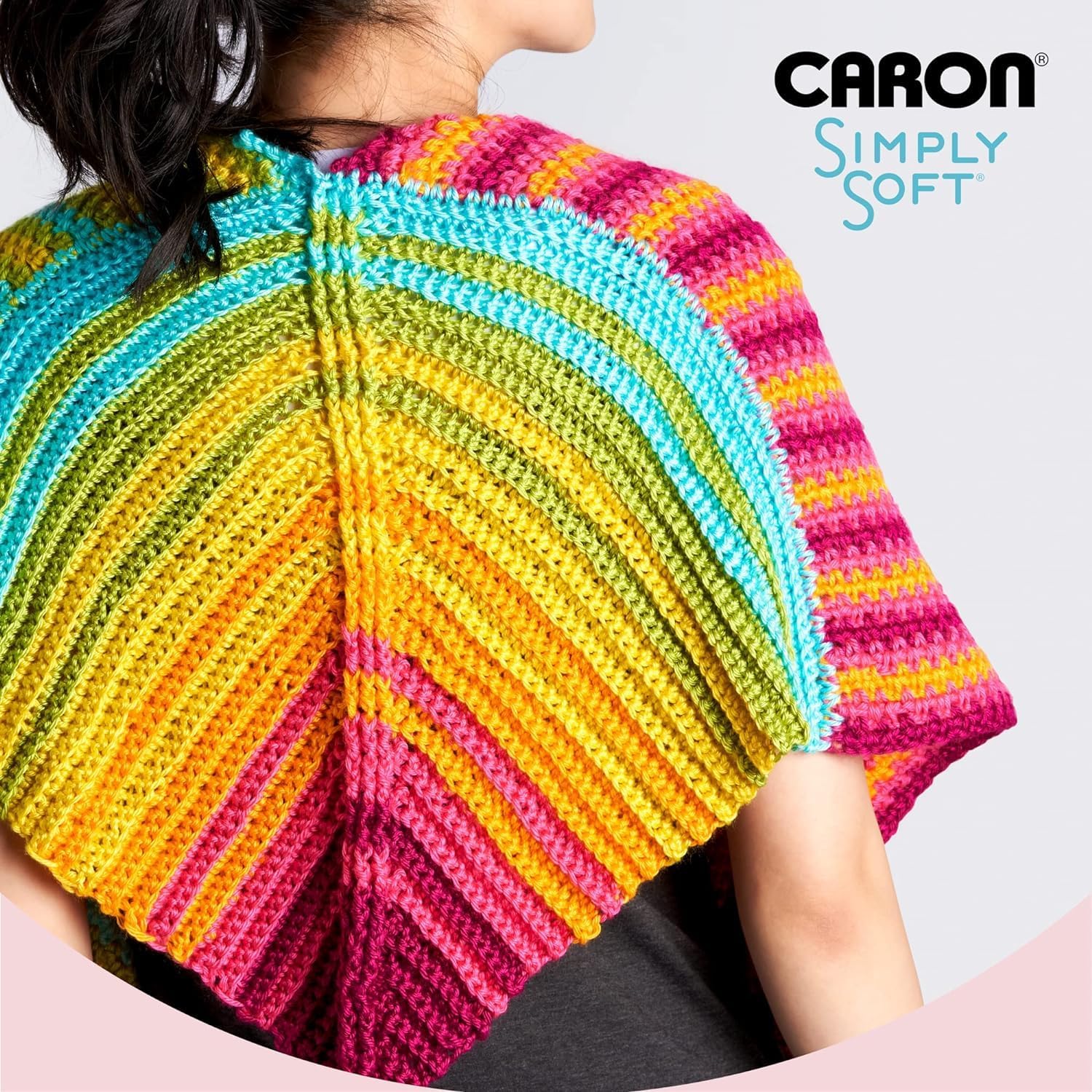 Caron Simply Soft Speckle White Sage Yarn - 3 Pack of 5oz/141g - Acrylic - #4 Worsted (Medium) - 235 Yards - Knitting & Crochet - Image 7